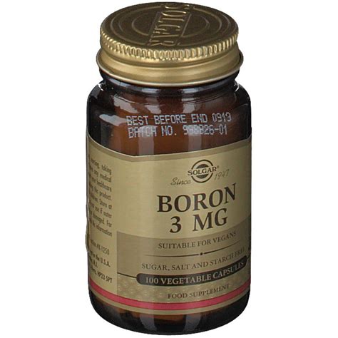 SOLGAR Boron 3 Mg 100 Pz Redcare