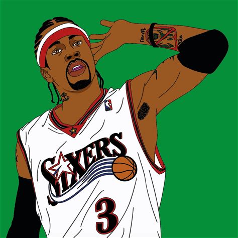 Allen Iverson Cartoon