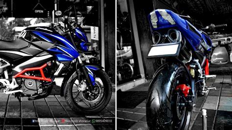 This Customised Bajaj Pulsar Ns Gets Dual Underseat Exhausts