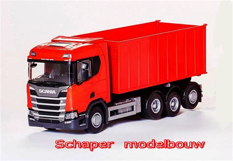 Scania Cr X Hook Lift Truck Schaper Modelbouw