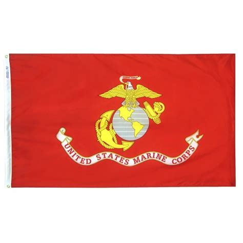 12x18" Nylon Marine Corps Flag