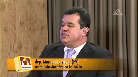 Deputado Marquinho Viana No Assembleia Entrevista Youtube