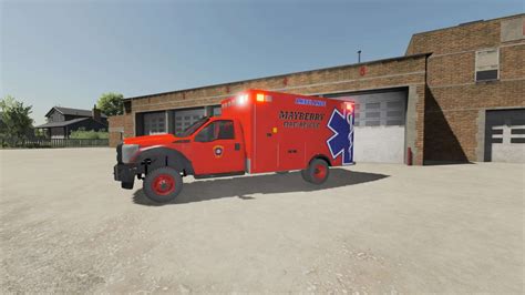 F550 Krankenwagen V1 0 0 0 Mod Landwirtschafts Simulator 25 Mods