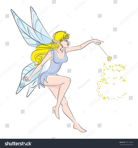 Vector Stock Beautiful Fairy Magic Wand Stock Vector Royalty Free