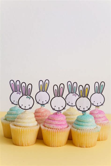 Bunny Cake Topper Printable Free Printable Templates