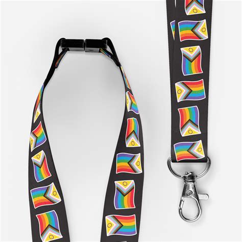 Intersex Progress Pride Flag Lanyard Rainbow Republic