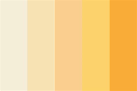 An Orange And Yellow Color Scheme With Different Shades In The Same