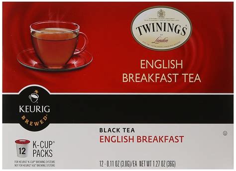 Twinings English Breakfast Tea K Cup Portion Pack For Keurig K Cup