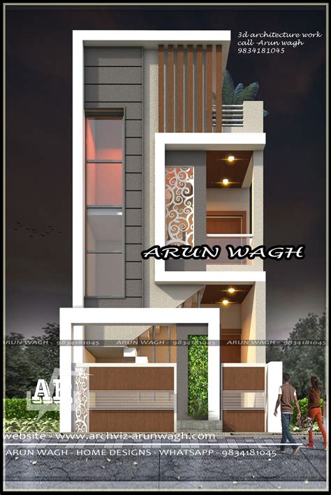 Narrow House Designs Latest House Designs Modern Exterior House