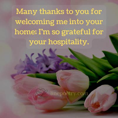 200+ Simple Ways To Say 'thank You For Your Hospitality'