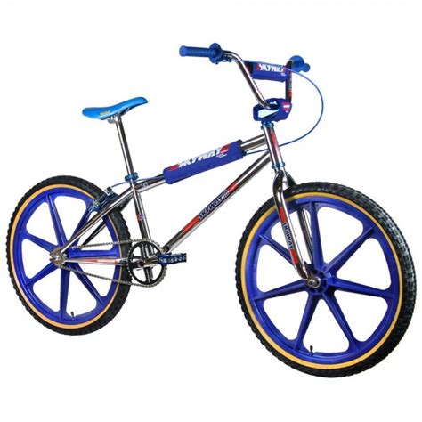 New Skyway Ta Pro Bmx Bike 24 Chrome Blue Replicalimited