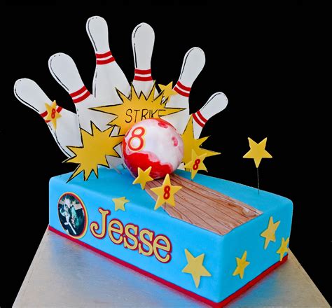 Ten Pin Bowling Cake Bowling Cake Bowling Birthday Cakes 6th