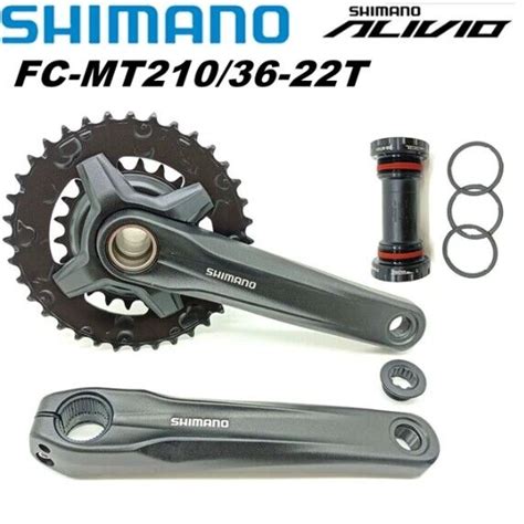 New Shimano Alivio FC MT210 170mm 44 32 22T 40 30 22T 3x9 2x9 Speed