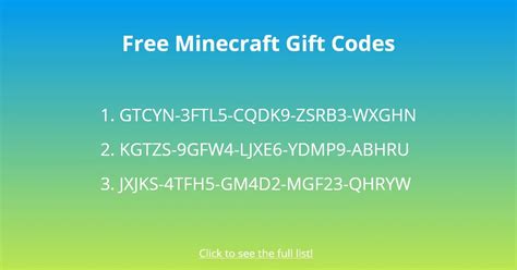 30 Free Minecraft Redeem Codes Followchain