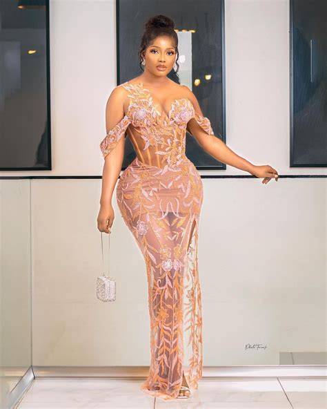 New Beautiful Lace Gown Styles For Thrivenaija Lace Gown