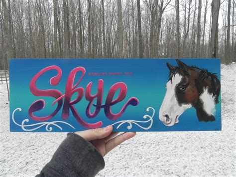 The Horse Junkie: REVIEW: Custom Stall Signs