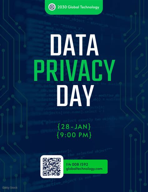 Data Privacy Day Event Flyer Template Postermywall