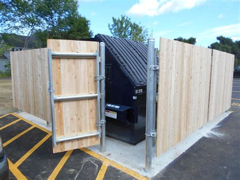 Dumpster Enclosures Gallery Main Line Fence