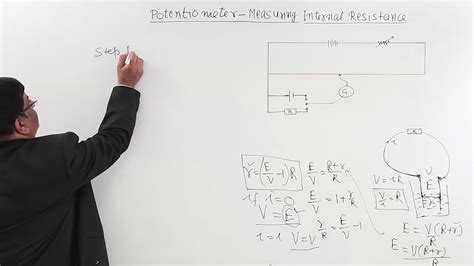 Potentiometer Internal Resistance Circuit Diagram