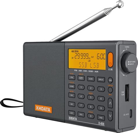 Xhdata D Radio Digital Port Til Fm Est Reo Sw Mw Lw Ssb Rds Banda