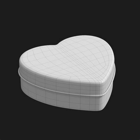 Download Heart Shaped Box 001 3d Models For Free Freepik