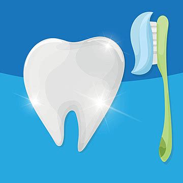 Cartoon Toothbrush And Toothpaste Vector Illustration For Dental