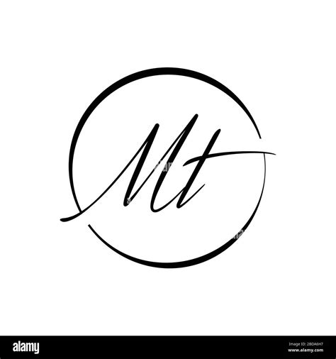 Initial MT letter Logo Design vector Template. Abstract Letter MT logo ...