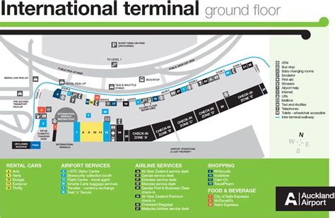 Auckland Airport Terminal Map - Korte Kapsels 2020