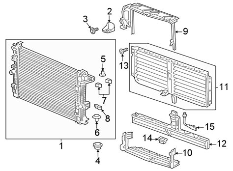 Chevrolet Equinox Radiator 87830396 Gm Parts Bin