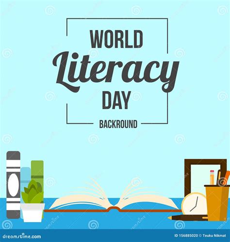 World Literacy Day is Being Vector Stock Vector - Illustration of ...