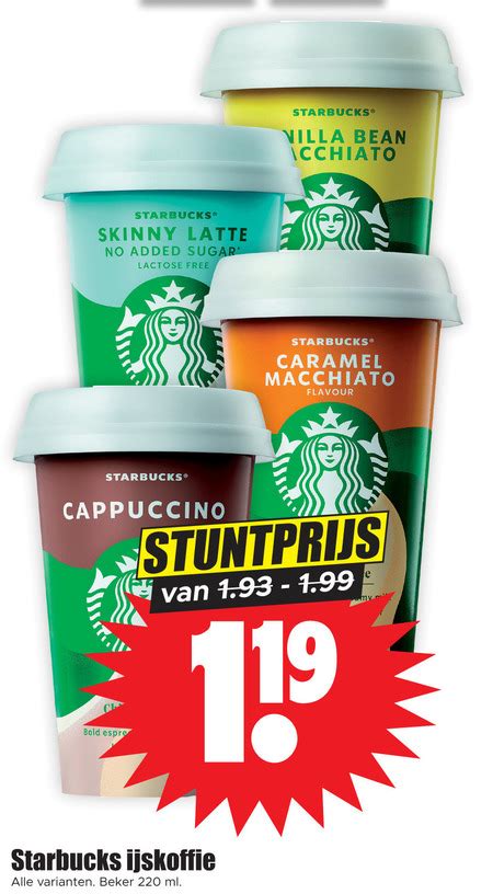 Starbucks Ijskoffie Folder Aanbieding Bij Dirk Details