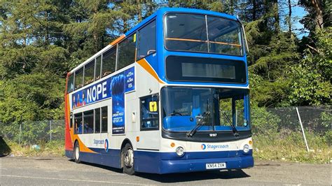 ALX400 Kickdown Stagecoach Fife 18114 WA04 FOD Service X37 YouTube