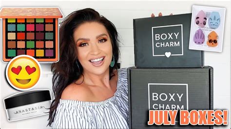 BOXYCHARM Vs BOXYCHARM PREMIUM JULY 2021 UNBOXING TRY ON 1ST