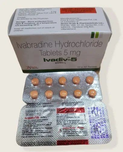 Ivadiv Ivabradine Hydrochloride Tablets 5mg Divine Savior Treatment