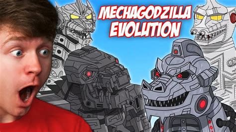 The EVOLUTION of MECHAGODZILLA! (Reaction) - YouTube