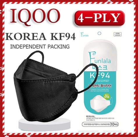 Kf94 Mask Original 50pcs Face Mask 4layer Non Woven Protection Filter