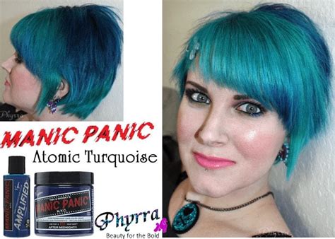 Manic Panic Amplified Atomic Turquoise Hair With Pale Skin