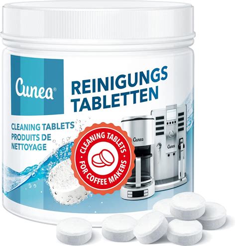 Amazon De Cunea X Reinigungstabs F R Kaffeevollautomaten Und