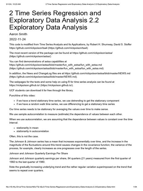 2 Time Series Regression And Exploratory Data Analysis 2 2 Exploratory