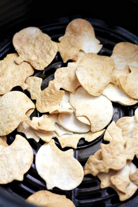 Air Fryer Halloween Tortilla Chips Holoka Home