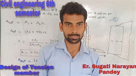 Design And Analysis Of Tension Member In Hindi Tension Member In