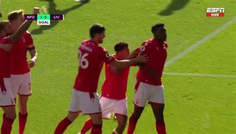 Gol Awoniyi En Liverpool Vs Nottingham Forest En Vivo V A Espn Ver