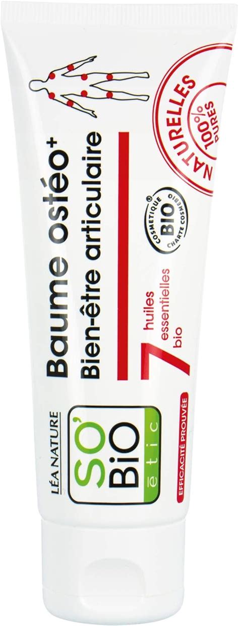 Amazon So Bio Tic Organic Joint And Muscle Wellbeing Balm Ml