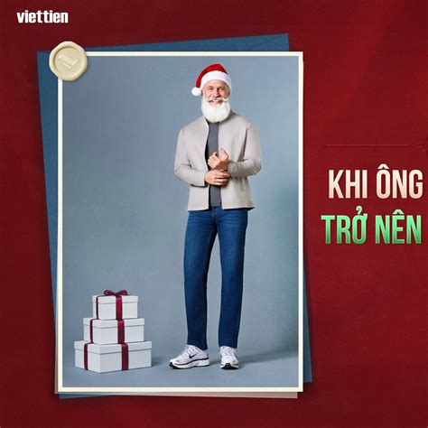 viettien khi ong gia noel tro nen lich lam chuyen gi facebook