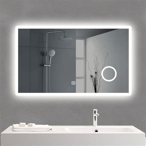 Magnifying LED Bathroom Mirrors