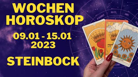 Wochenhoroskop Steinbock Youtube