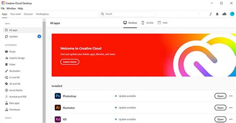 Adobe Creative Cloud Desktop App Full Download Bingeroffers