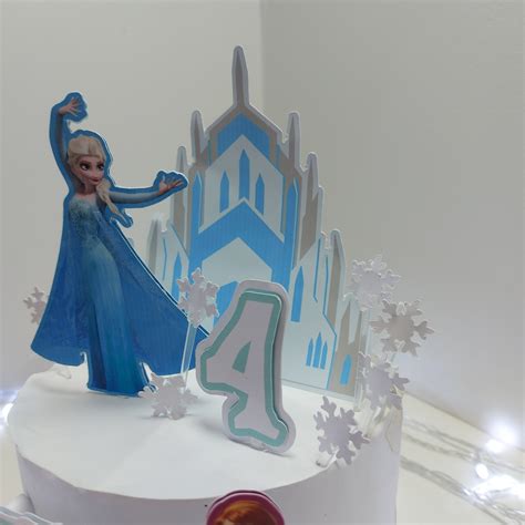 Topo De Bolo Personalizado Frozen Elsa E Ana Elo