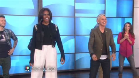 Michelle Obama has dance-off with Ellen