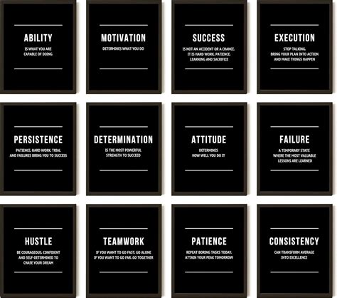 97 Decor Inspirational Wall Art Motivational Posters for Office ...